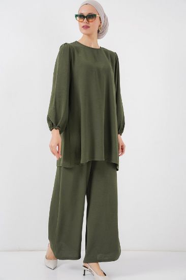 Ayrobin Tunik Pantolon Alt Üst Takım 6712 - Haki resmi